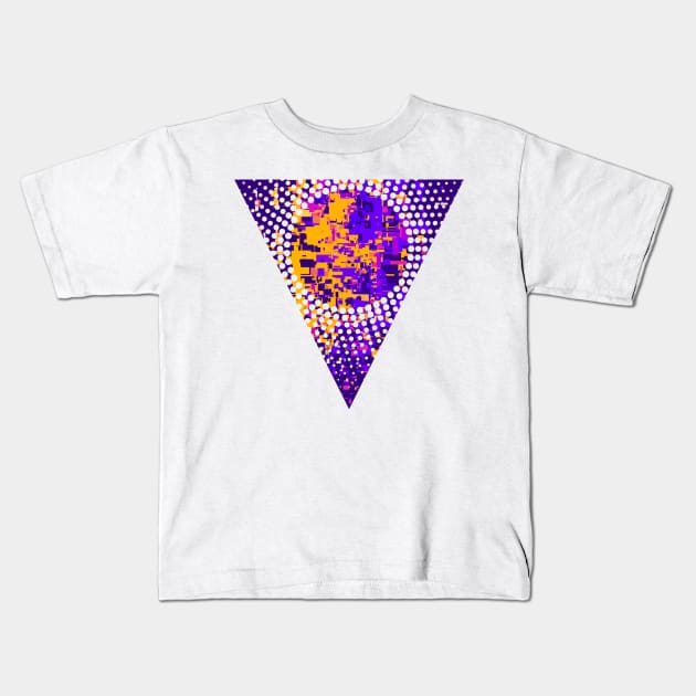 Neon Syphon Wave Kids T-Shirt by casualteesinc